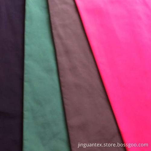 75D polyester left-right twisting imitation memory fabric, waterproof for coats